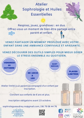 Rejoignez Audrey Nestour, sophrologue certifiée, pour une séance découverte de sophrologie le samedi 31 août à 14h00 à la Salle des Associations de St-Servais. 